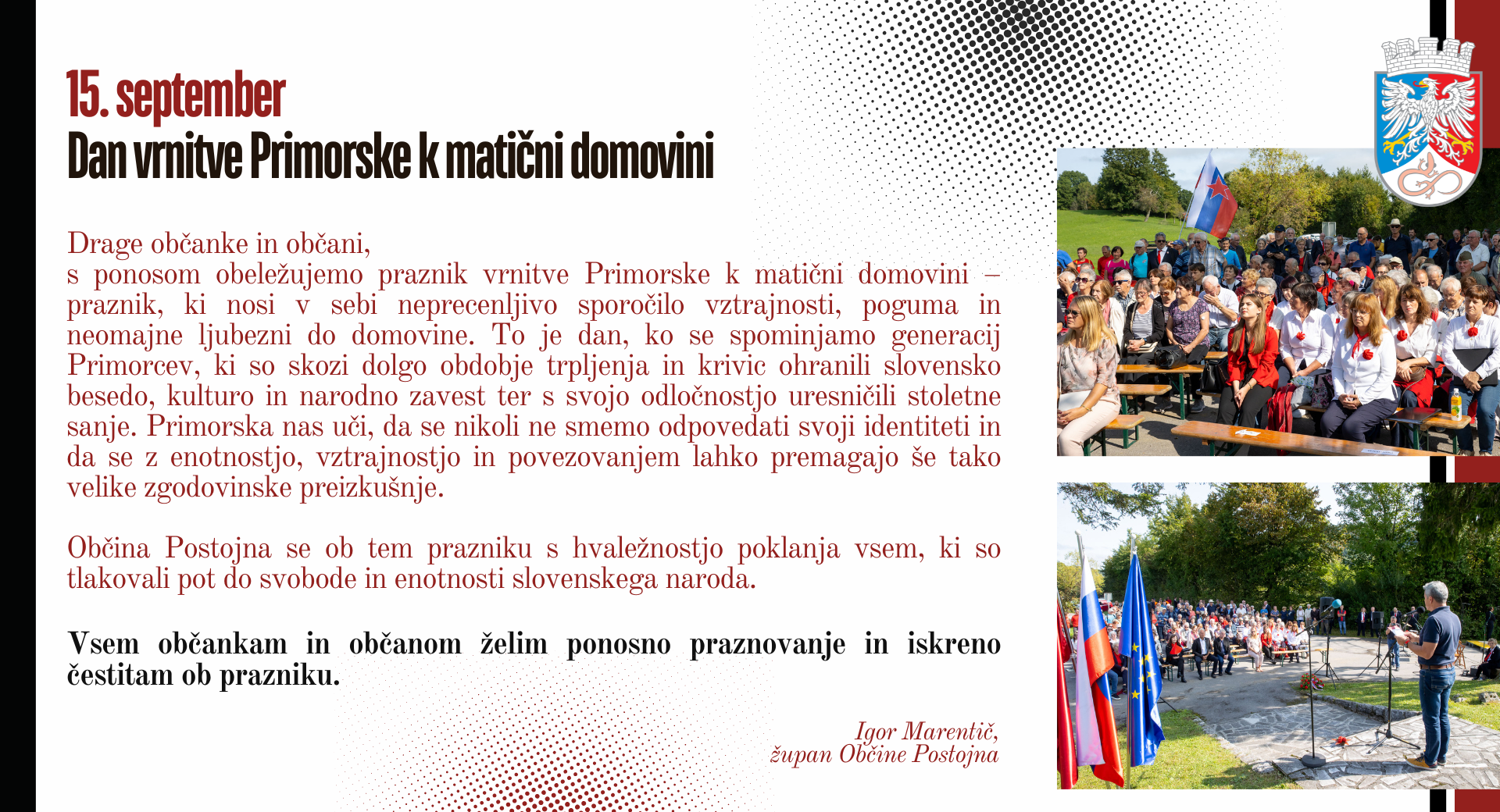 dan vrnitve Primorske k matični domovini